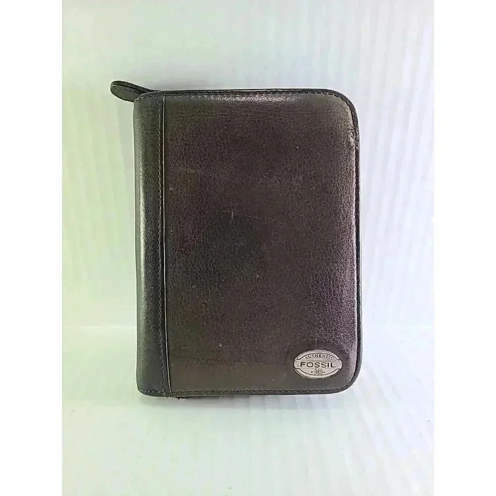 Vintage Palm Pilot Fossil Card Wallet Pocket Planner Type Organizer
